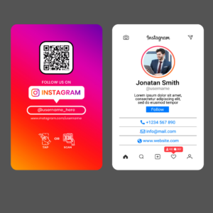 Premium NFC Instagram Card